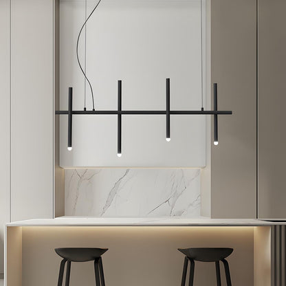Modern Minimalist Creative Fence Indoor LED Ambiance Pendant Lights - Flare Shack