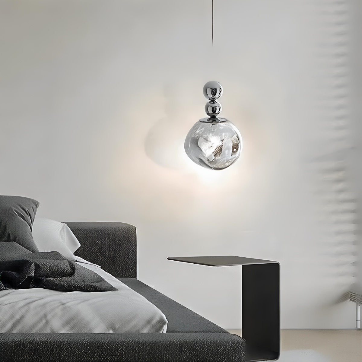 Modern Minimalist Crystal Globe Indoor Bar LED Pendant Lights