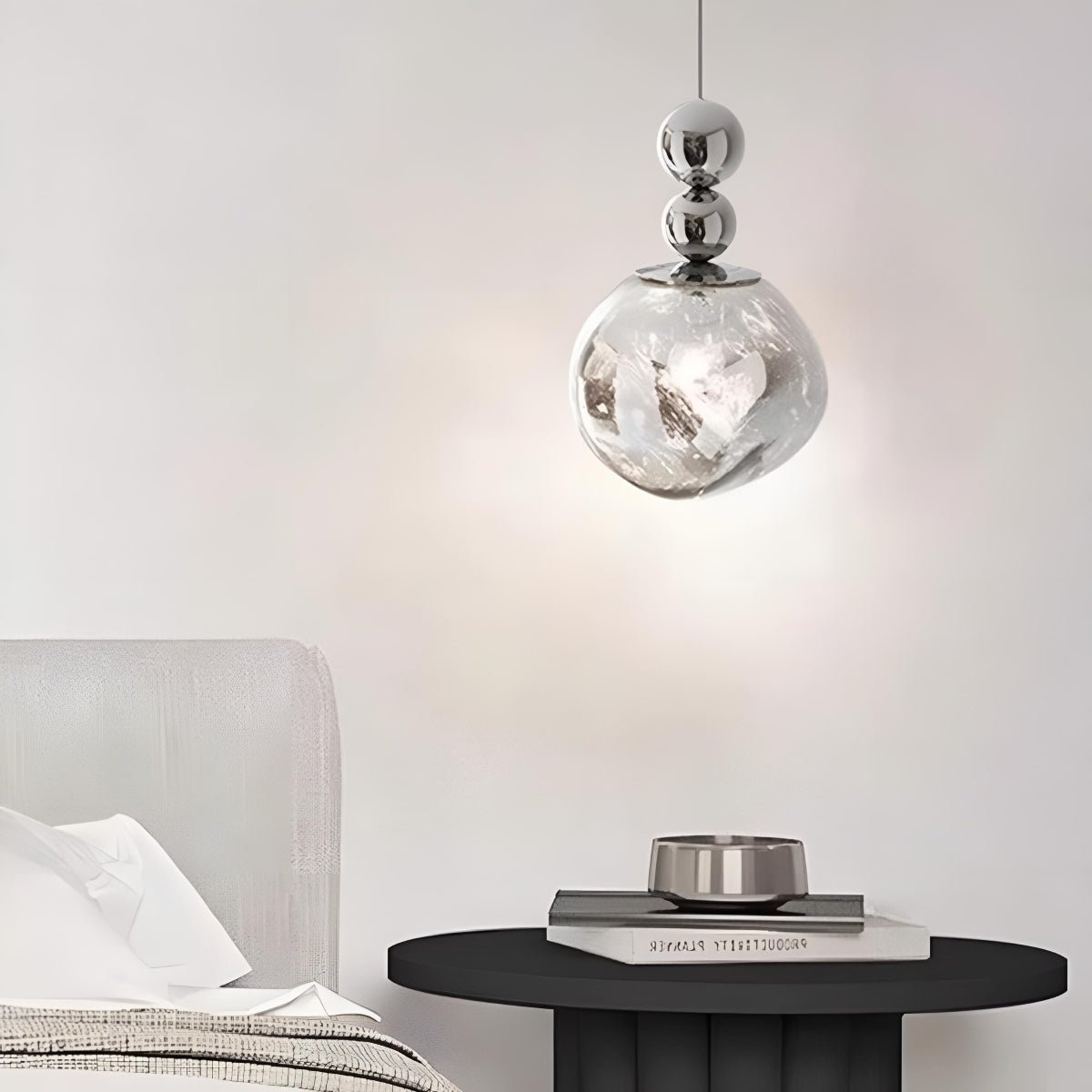 Modern Minimalist Crystal Globe Indoor Bar LED Pendant Lights