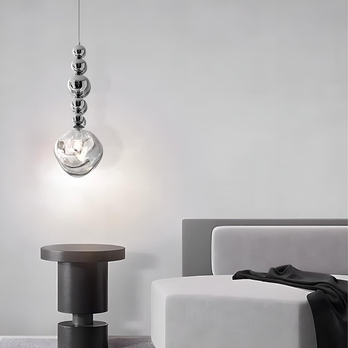 Modern Minimalist Crystal Globe Indoor Bar LED Pendant Lights - Flare Shack