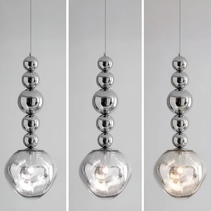 Modern Minimalist Crystal Globe Indoor Bar LED Pendant Lights