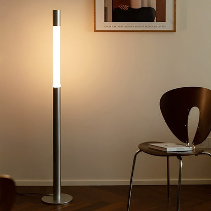 Modern Minimalist Cylinder Adjustable Lift LED Floor Lamp - Flare Shack