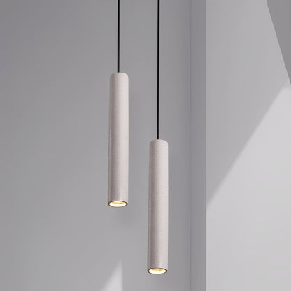 Modern Minimalist Cylinder Concrete LED Pendant Lights
