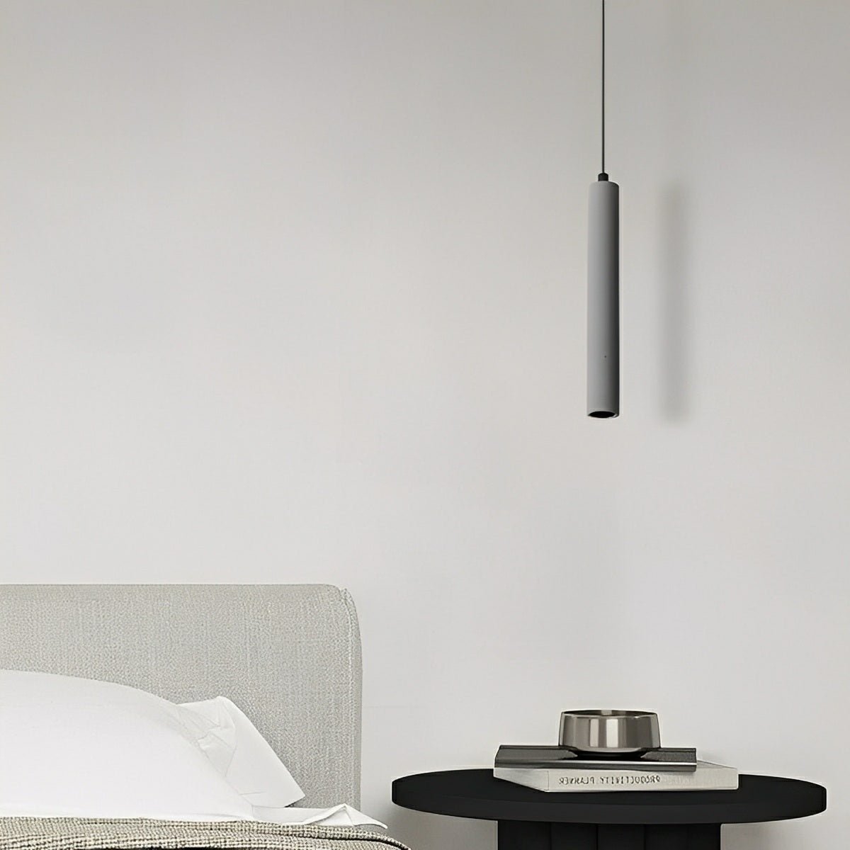 Modern Minimalist Cylinder Cement LED Pendant Lights - Flare Shack