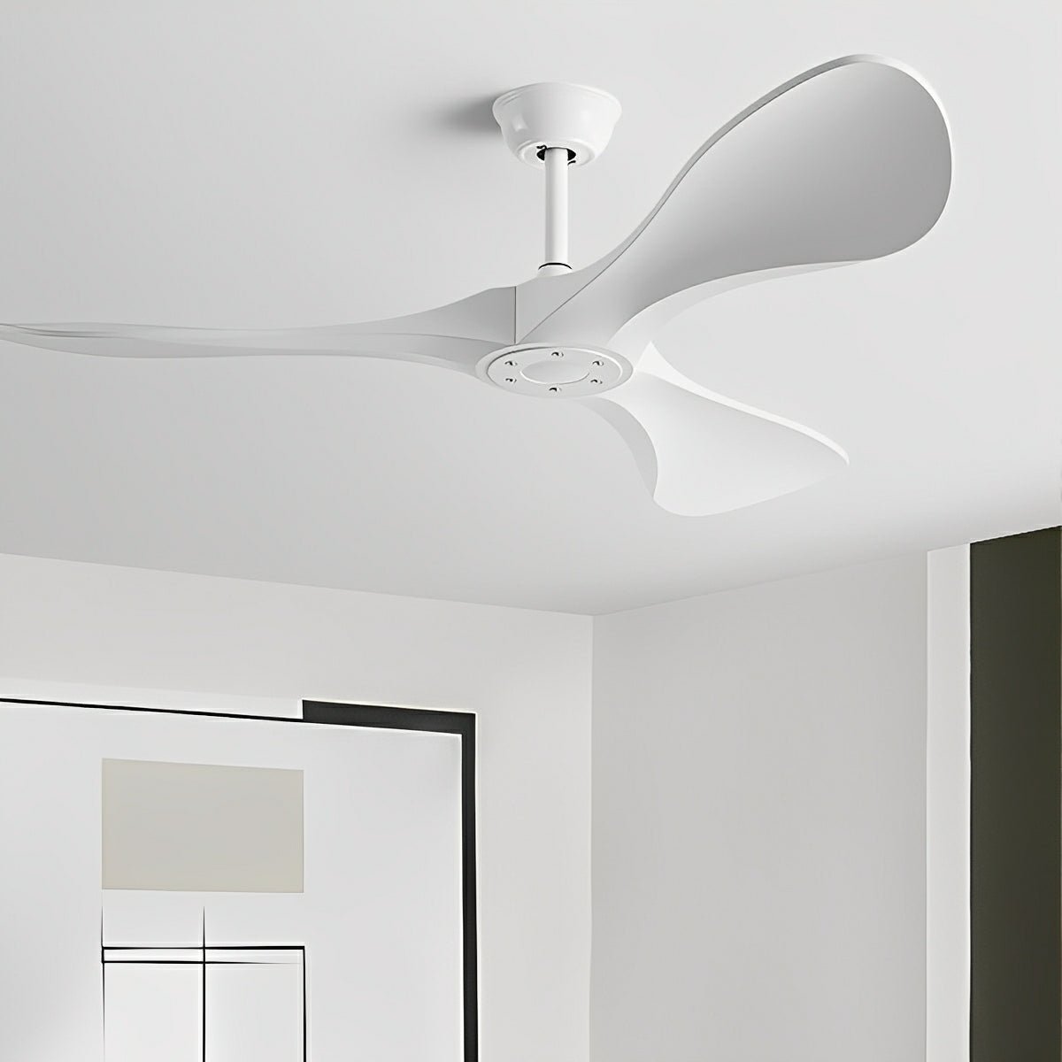 Modern Minimalist DC Motor Reverse Ceiling Fan - Flare Shack