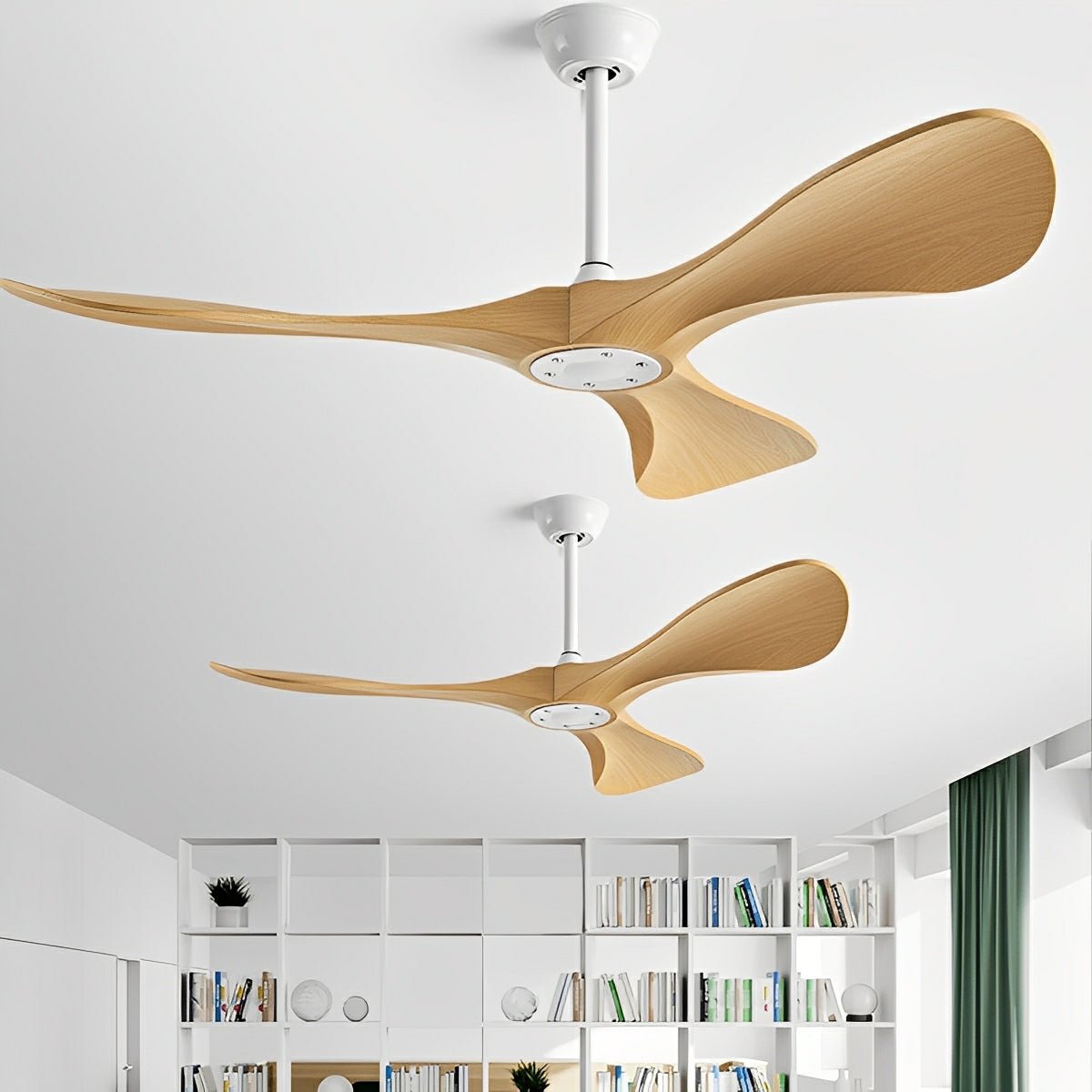 Modern Minimalist DC Motor Reverse Ceiling Fan - Flare Shack