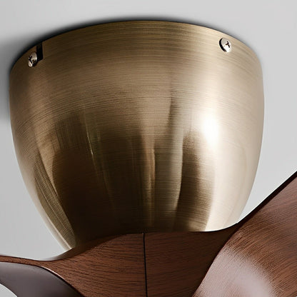 Modern Minimalist DC Motor Reverse Ceiling Fan Light