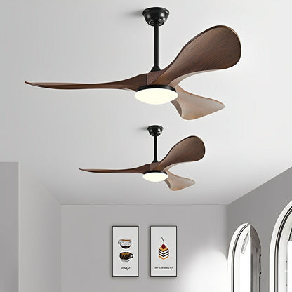 Modern Minimalist DC Motor Reverse Ceiling Fan Light
