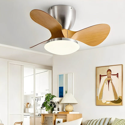 Modern Minimalist DC Motor Reverse Ceiling Fan Light