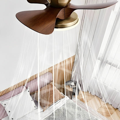 Modern Minimalist DC Motor Reverse Ceiling Fan Light