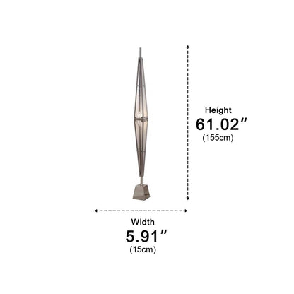 Modern Minimalist Diamond-Shaped Dimmable LED Floor Lamp