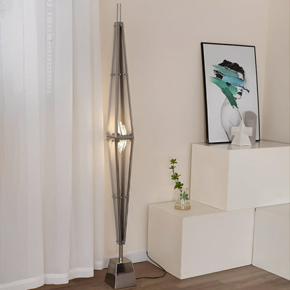 Modern Minimalist Diamond-Shaped Dimmable LED Floor Lamp