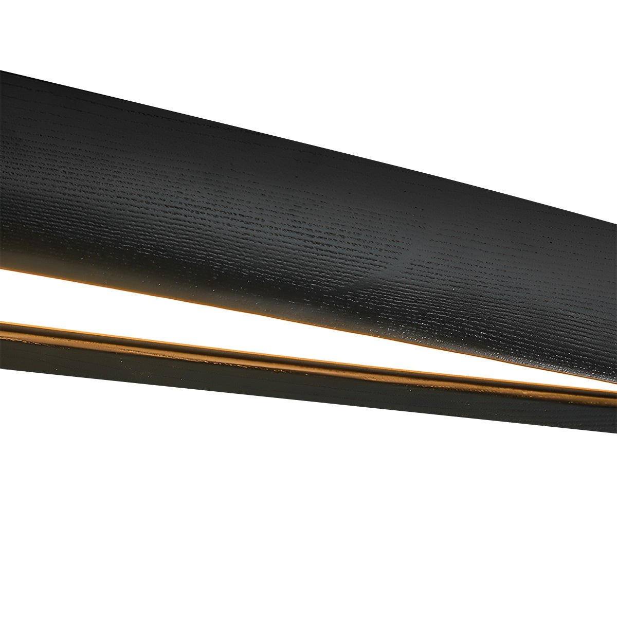 Modern Minimalist Diamond-Shaped Wood LED Long Strip Ceiling Light