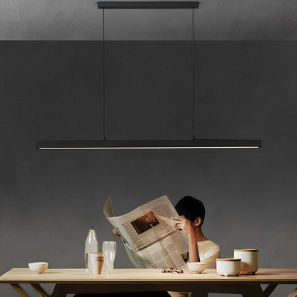 Minimalist Dimmable Pendant Light LED Long Linear Light