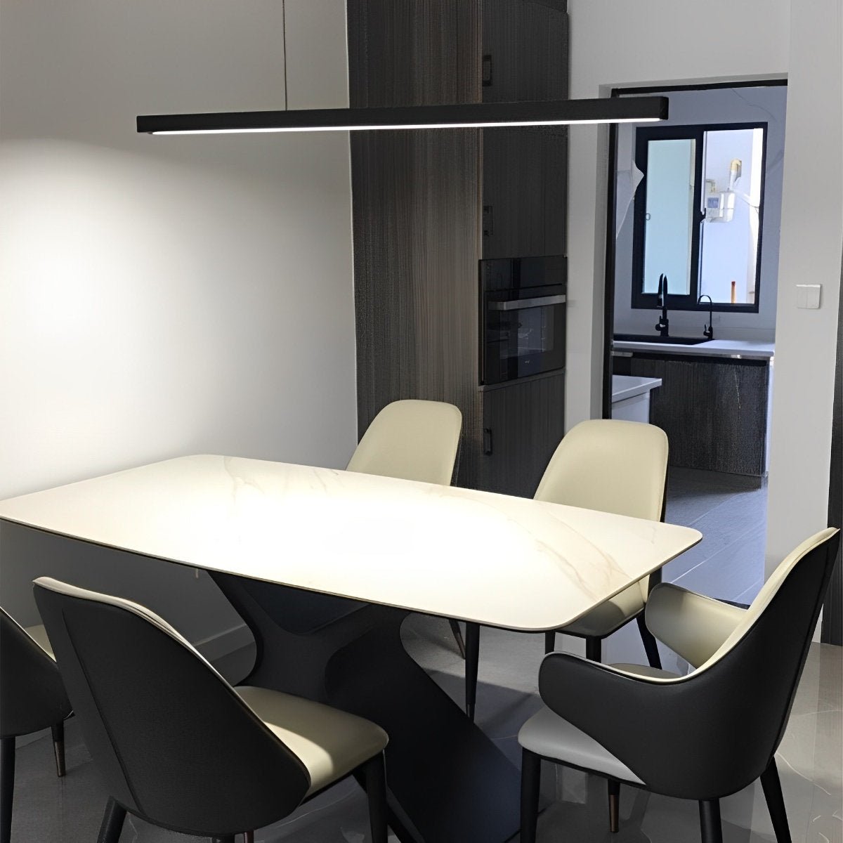 Modern Minimalist Dimmable Pendant Light LED Long Light Bar - Flare Shack