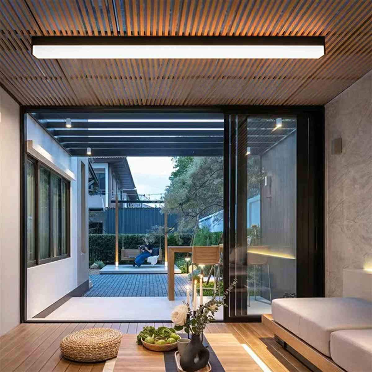 Modern Minimalist Dimming LED Long Strip Indoor Ceiling Light - Flare Shack