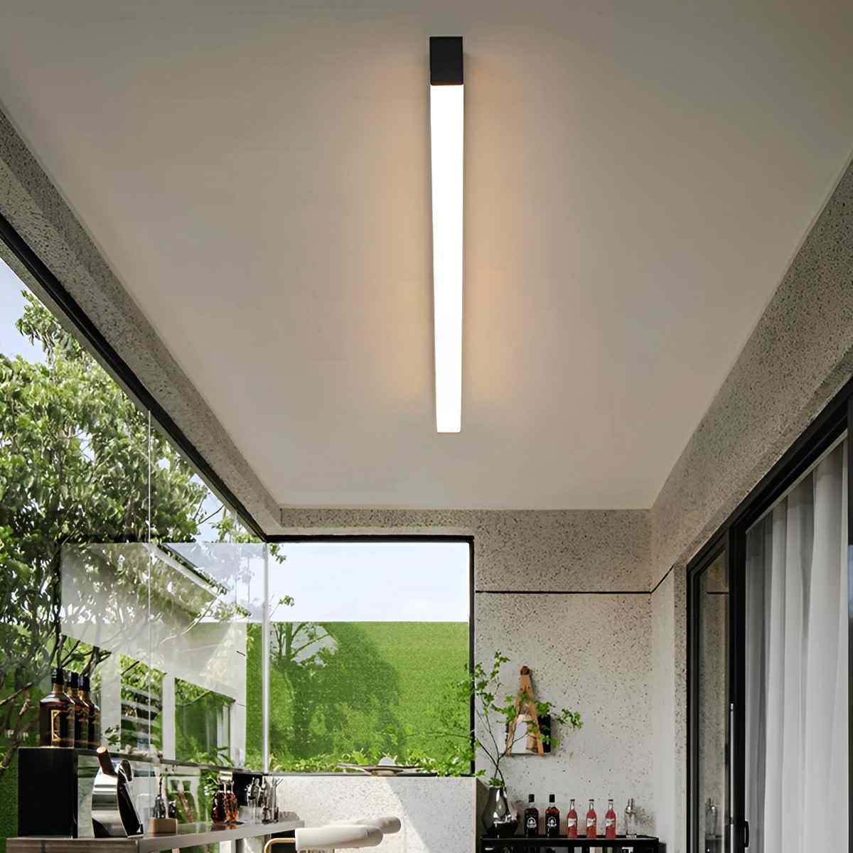 Modern Minimalist Dimming LED Long Strip Indoor Ceiling Light - Flare Shack