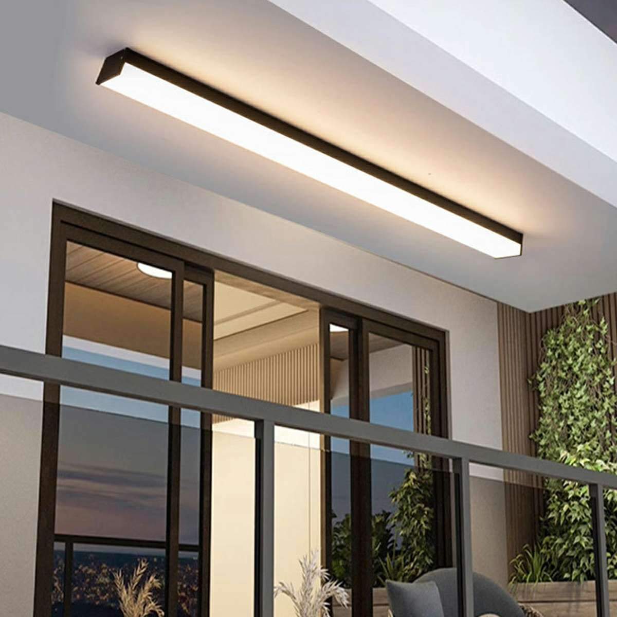 Modern Minimalist Dimming LED Long Strip Indoor Ceiling Light - Flare Shack