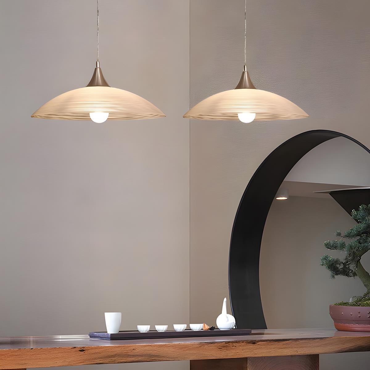Modern Minimalist Dish Bar LED Pendant Lights - Flare Shack