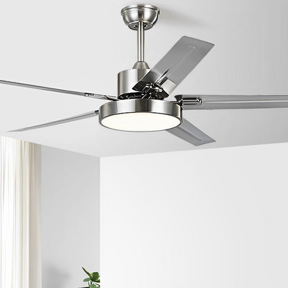 Modern Minimalist Five - leaf Frequency Conversion Ceiling Fan - Flare Shack