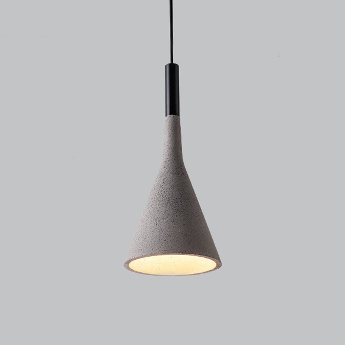 Modern Minimalist Bell-shaped Concrete Bar LED Pendant Lights
