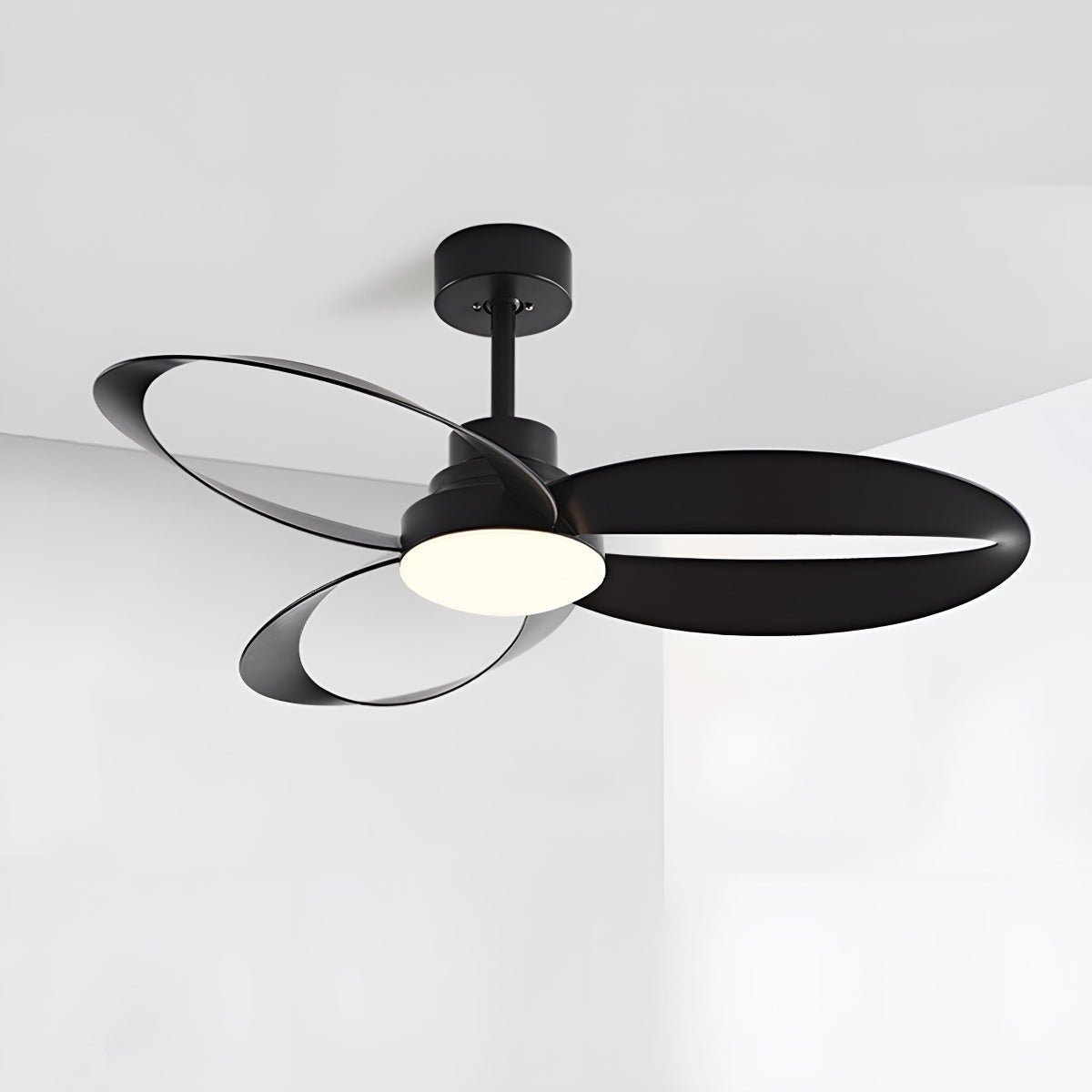 Modern Minimalist Geometric 6 - Speed Reverse Ceiling Fan Light - Flare Shack