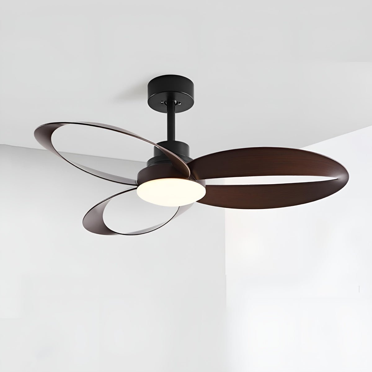 Modern Minimalist Geometric 6 - Speed Reverse Ceiling Fan Light - Flare Shack