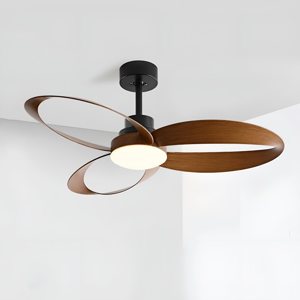 Modern Minimalist Geometric 6 - Speed Reverse Ceiling Fan Light - Flare Shack