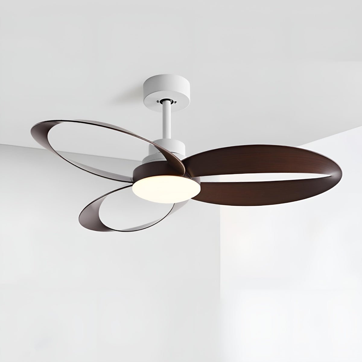 Modern Minimalist Geometric 6 - Speed Reverse Ceiling Fan Light - Flare Shack