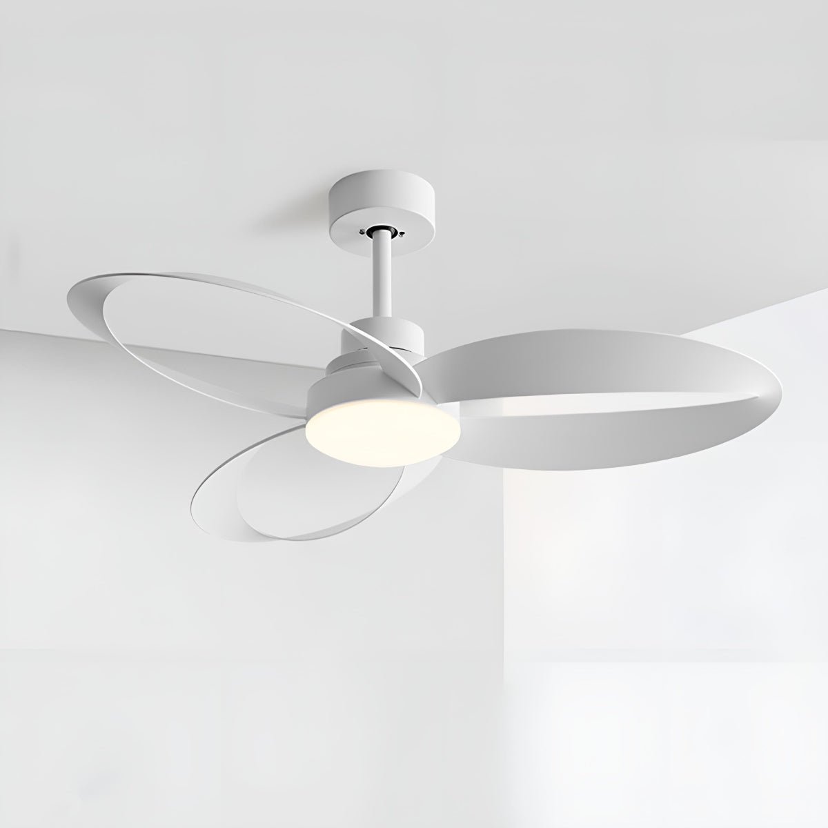 Modern Minimalist Geometric 6 - Speed Reverse Ceiling Fan Light - Flare Shack