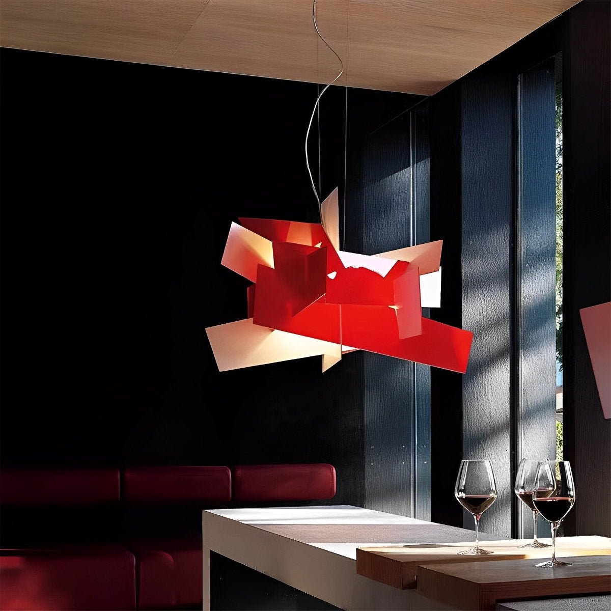 Modern Minimalist Geometric Art Pendant Light - Flare Shack
