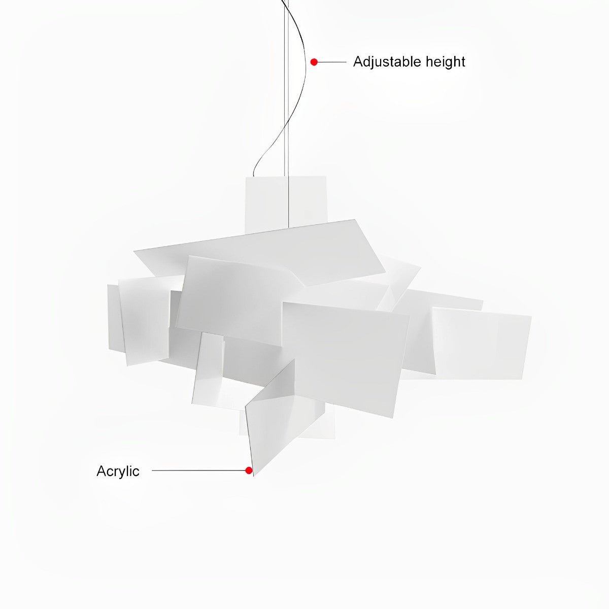 Modern Minimalist Geometric Art Pendant Light