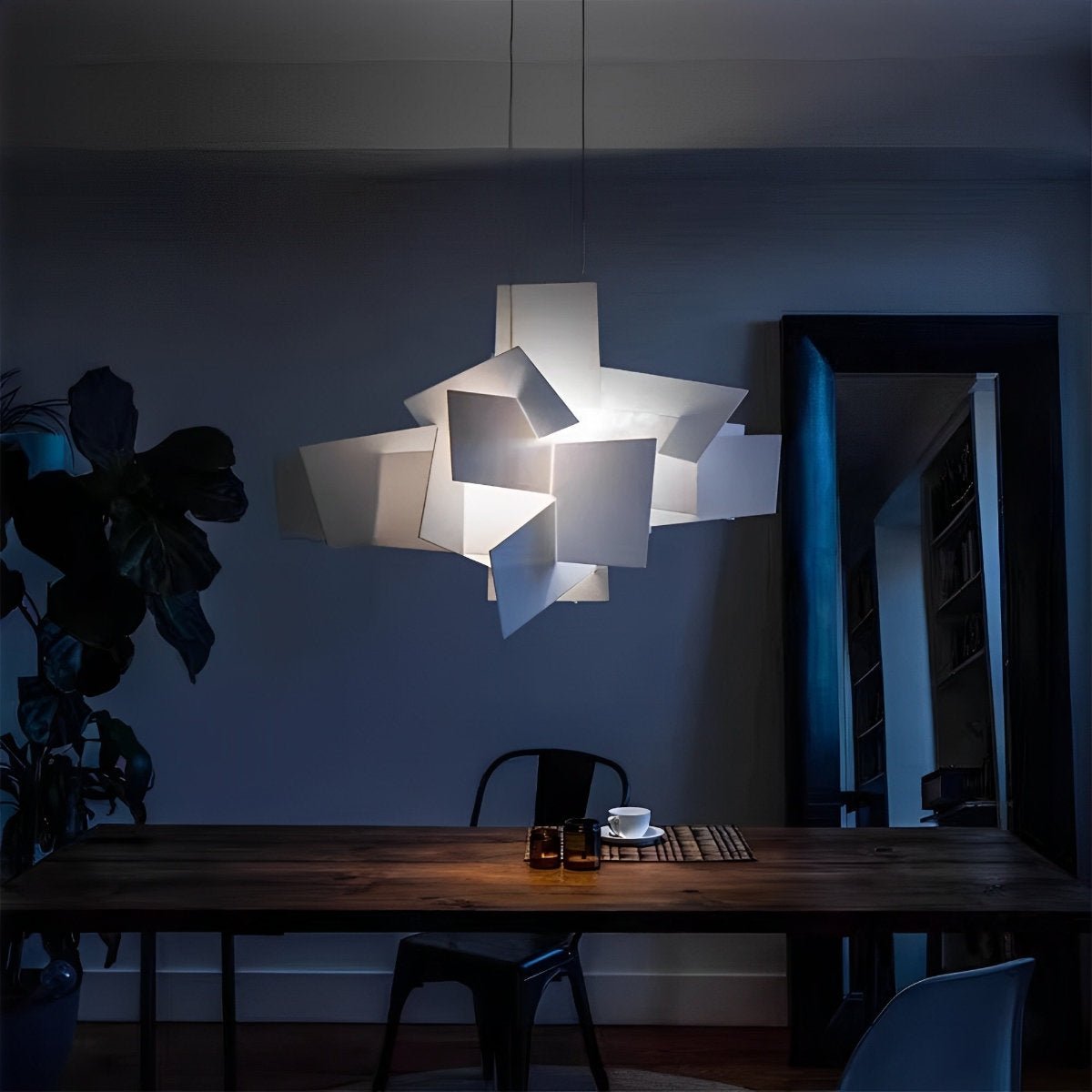 Modern Minimalist Geometric Art Pendant Light - Flare Shack