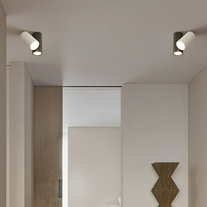 Modern Minimalist Geometric Cylinder LED Indoor Ceiling Light - Flare Shack