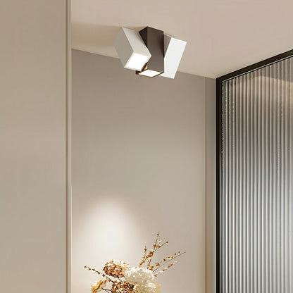 Modern Minimalist Geometric Cylinder LED Indoor Ceiling Light - Flare Shack