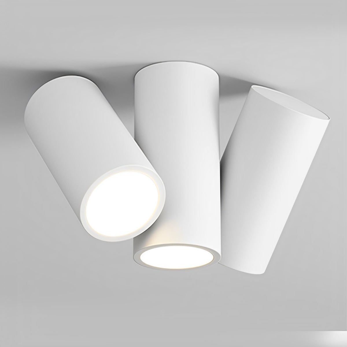 Modern Minimalist Geometric Cylinder LED Indoor Ceiling Light - Flare Shack