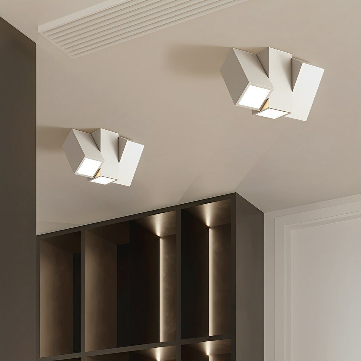 Modern Minimalist Geometric Cylinder LED Indoor Ceiling Light - Flare Shack