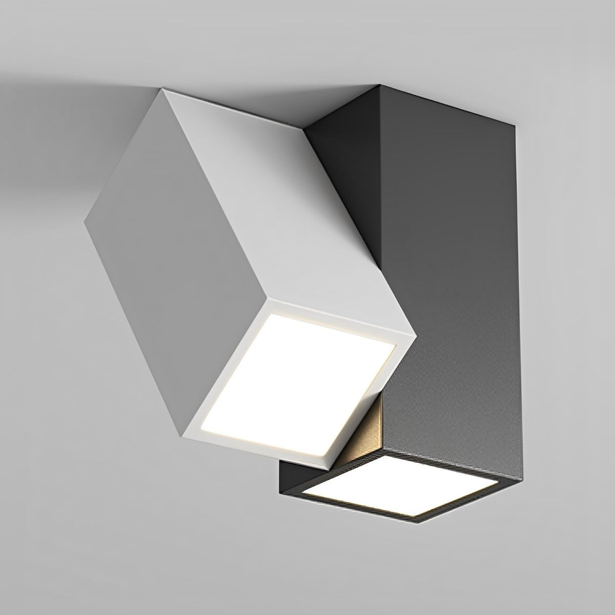 Modern Minimalist Geometric Cylinder LED Indoor Ceiling Light - Flare Shack