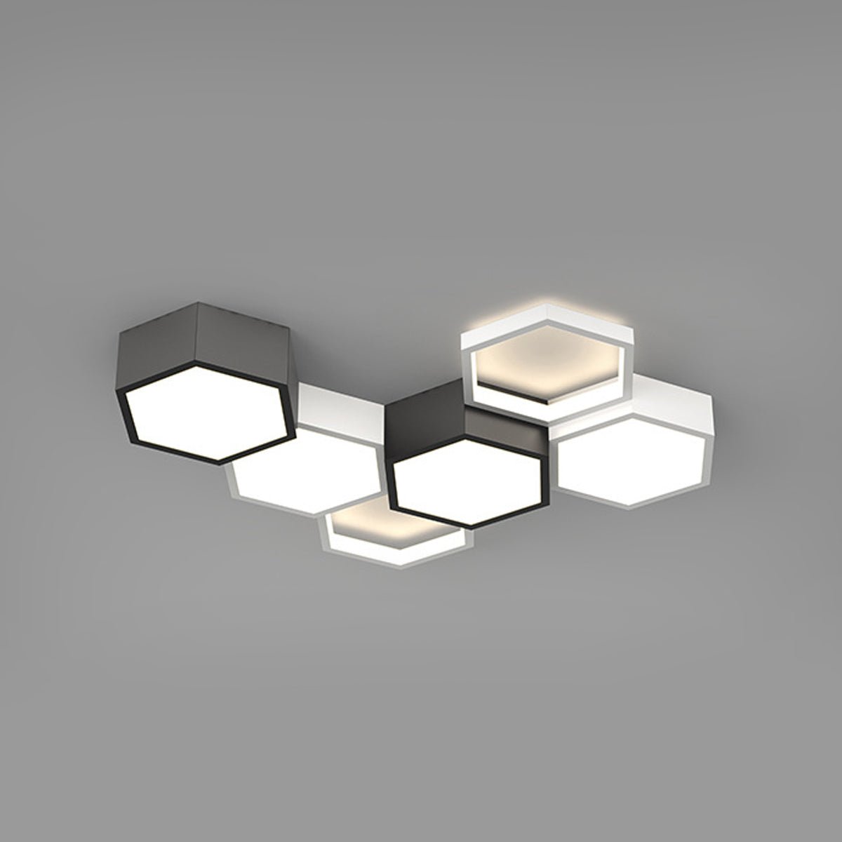 Modern Minimalist Geometric Hexagon LED Indoor Ceiling Light