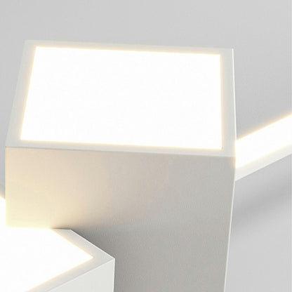 Modern Minimalist Geometric LED Long Strip Indoor Ceiling Light