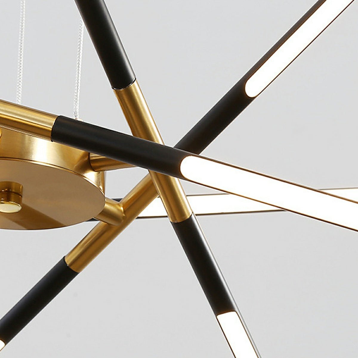 Modern Minimalist Geometric LED Long Strip Indoor Chandeliers
