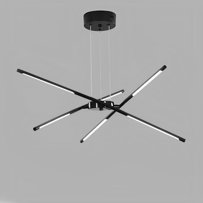 Modern Minimalist Geometric LED Long Strip Indoor Pendant Lights - Flare Shack