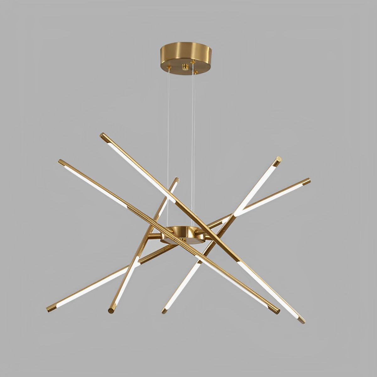 Modern Minimalist Geometric LED Long Strip Indoor Pendant Lights - Flare Shack