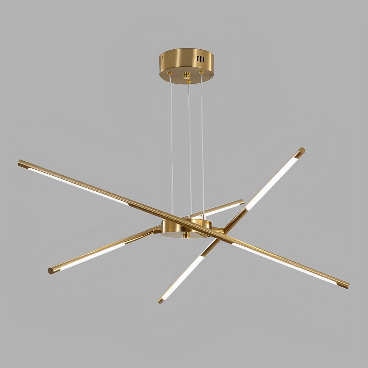 Modern Minimalist Geometric LED Long Strip Indoor Pendant Lights - Flare Shack