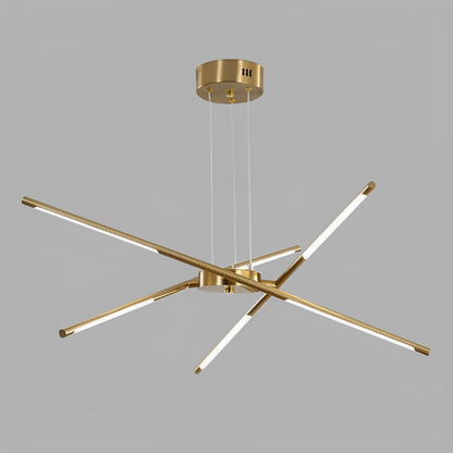 Modern Minimalist Geometric LED Long Strip Indoor Pendant Lights - Flare Shack