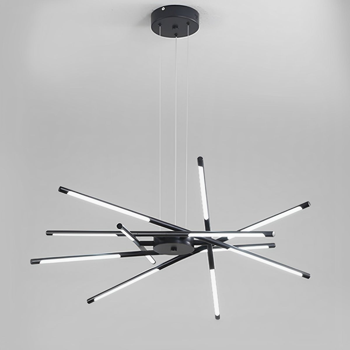 Modern Minimalist Geometric LED Long Strip Indoor Pendant Lights - Flare Shack