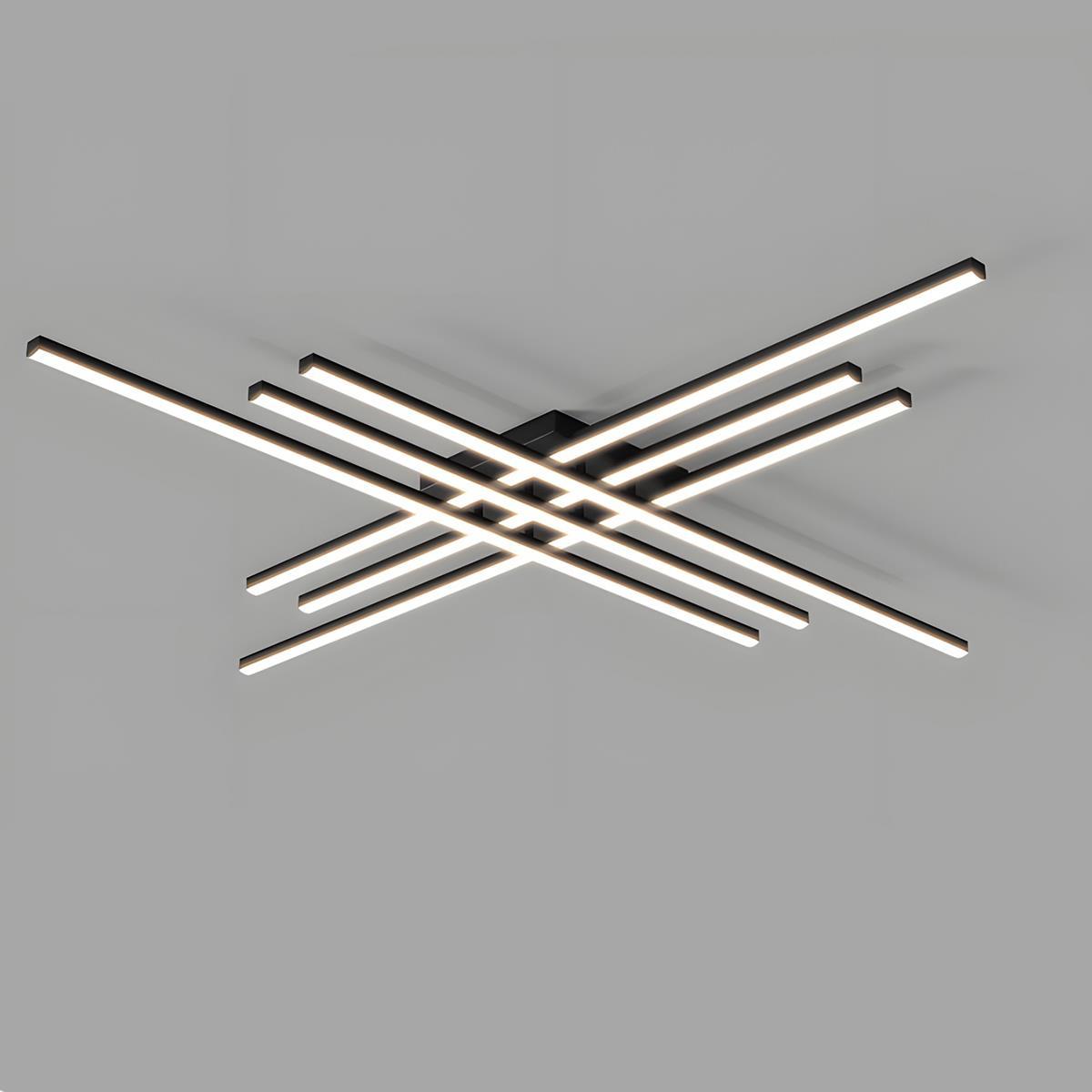 Modern Minimalist Geometric Long Strip LED Ceiling Light