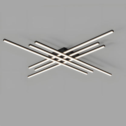 Modern Minimalist Geometric Long Strip LED Ceiling Light