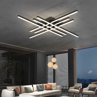 Modern Minimalist Geometric Long Strip LED Ceiling Light