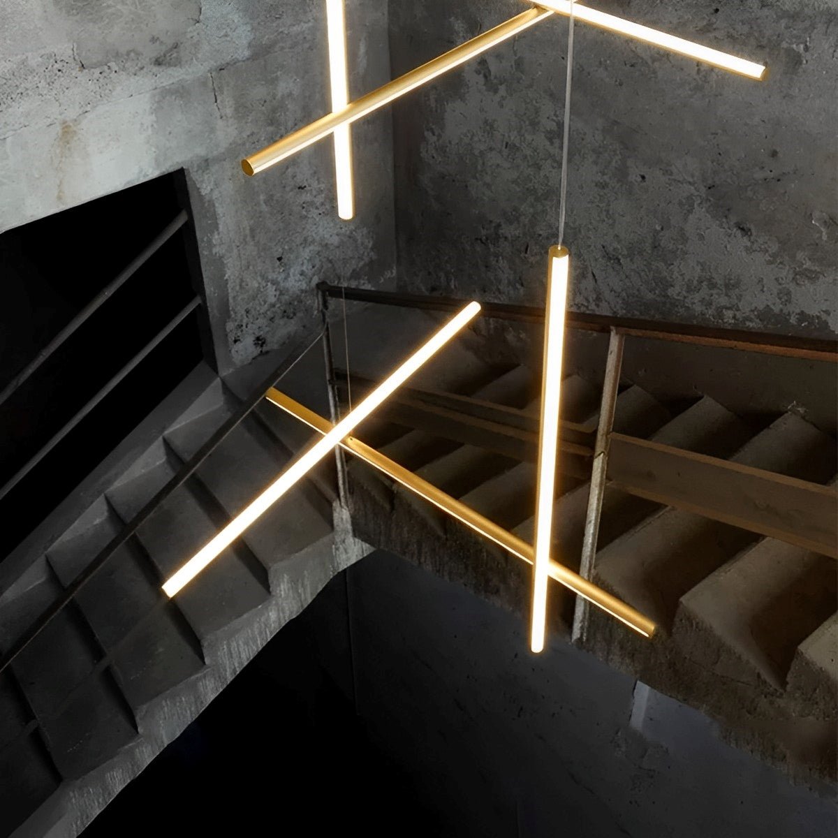 Modern Minimalist Geometric Outline Lines Light Pendant Lights